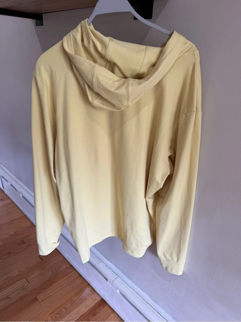adidas Men’s Pale Yellow Crewneck Hoodie